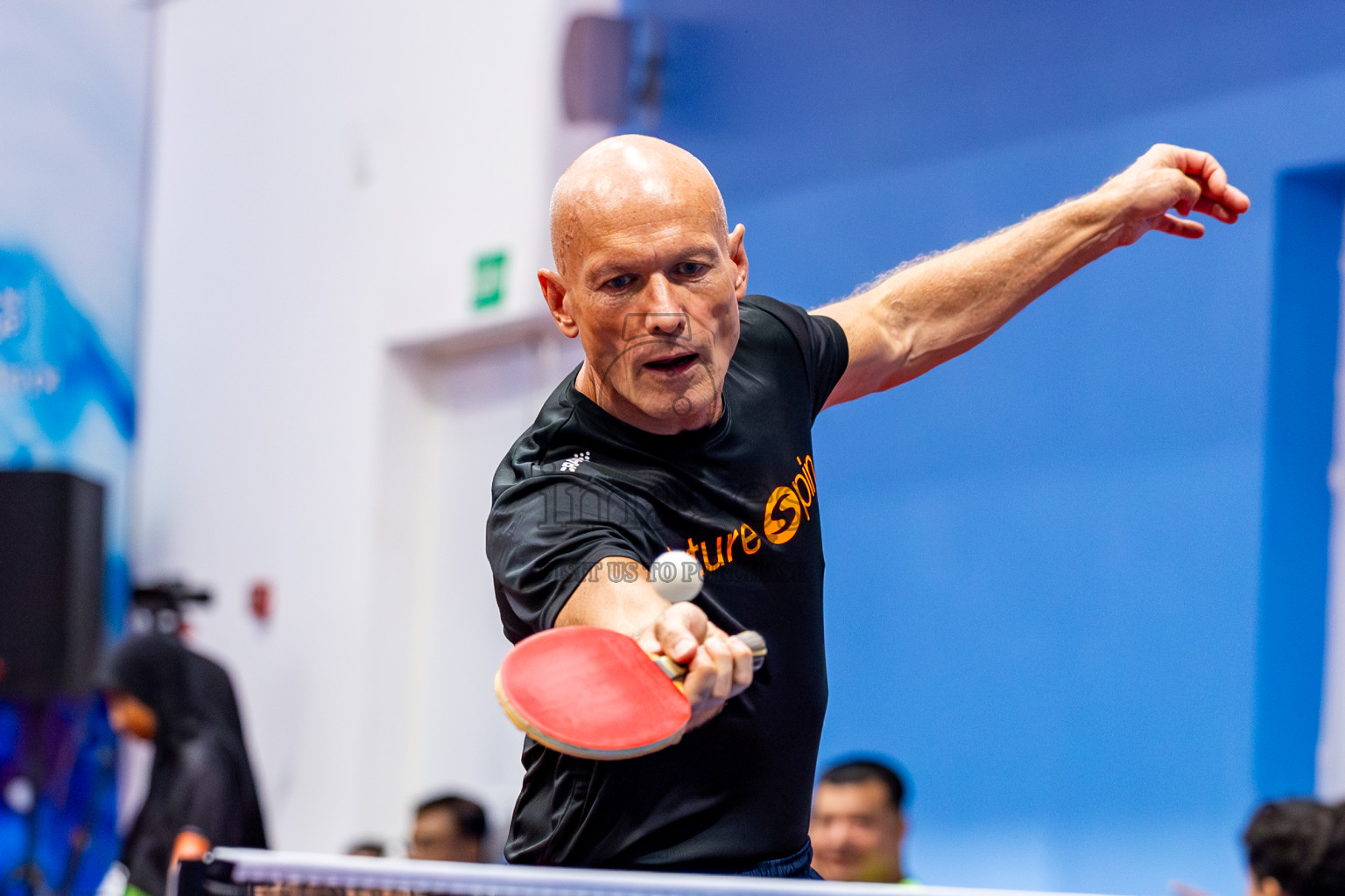 Day 3 of 1st Thoddoo Masters Table Tennis Tournament was held on Saturday, 23rd August 2025 in AA Thoddoo, Maldives. Photos: Nausham Waheed / images.mv