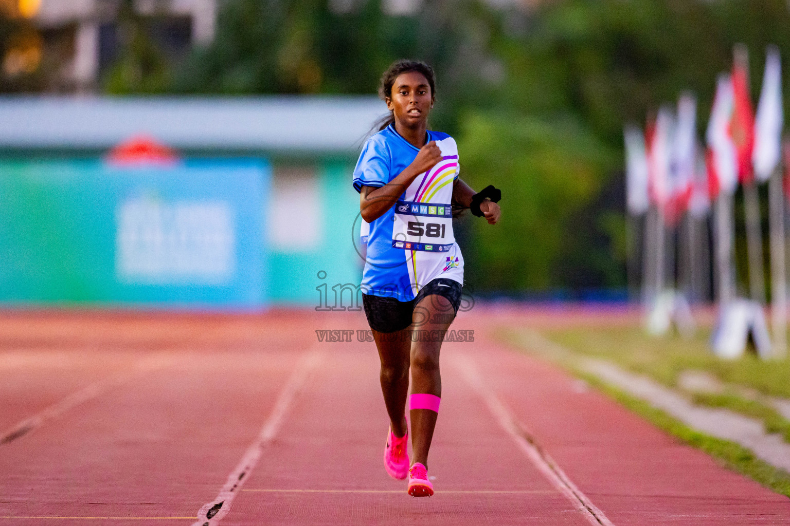 Day 5 of MWSC Interschool Athletics Championships 2024 held in Hulhumale Running Track, Hulhumale, Maldives on Wednesday, 13th November 2024. Photos by: Nausham Waheed / Images.mv