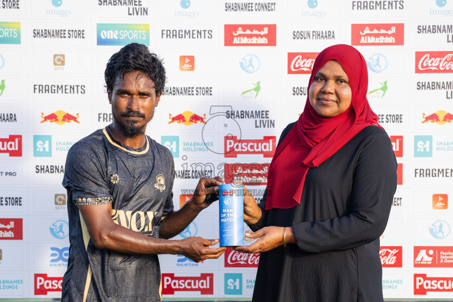 Outreef SC VS Lecrose SC in Day 3 - Fonadhoo Youth Futsal Challenge 2025 held in Fonadhoo Futsal Stadium, L. Fonadhoo, Maldives on Tuesday, 28th October 2025 Photos: Arif Rasheed / images.mv