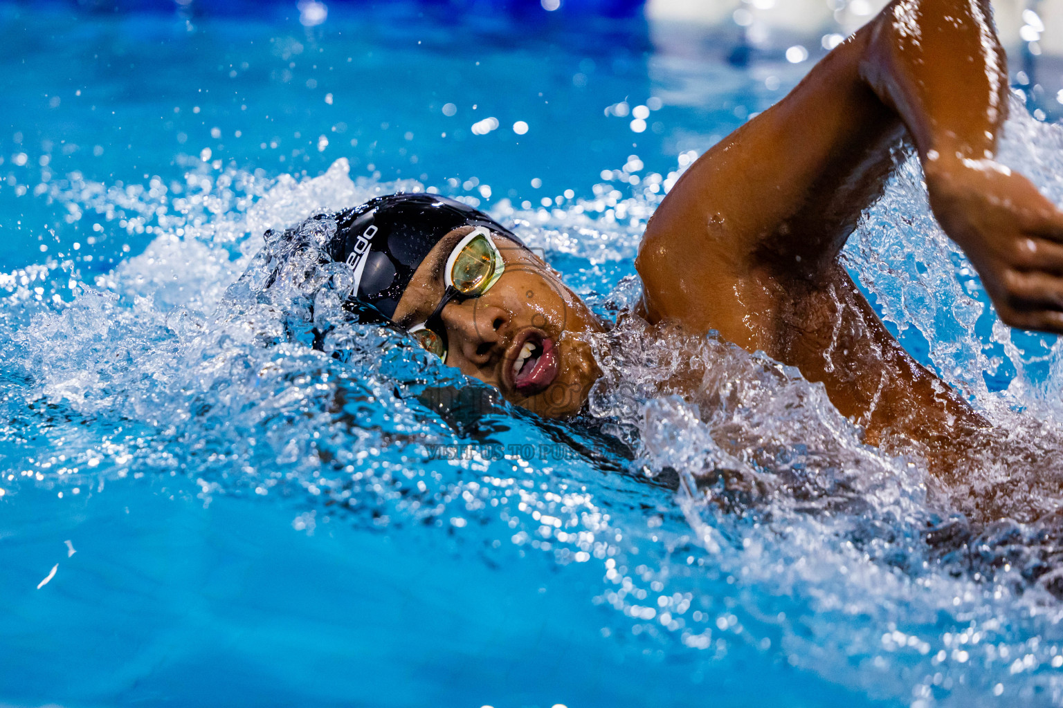 Day 5 of 20th Inter-school Swimming Competition 2024 held in Hulhumale', Maldives on Wednesday, 16th October 2024. Photos: Nausham Waheed / images.mv