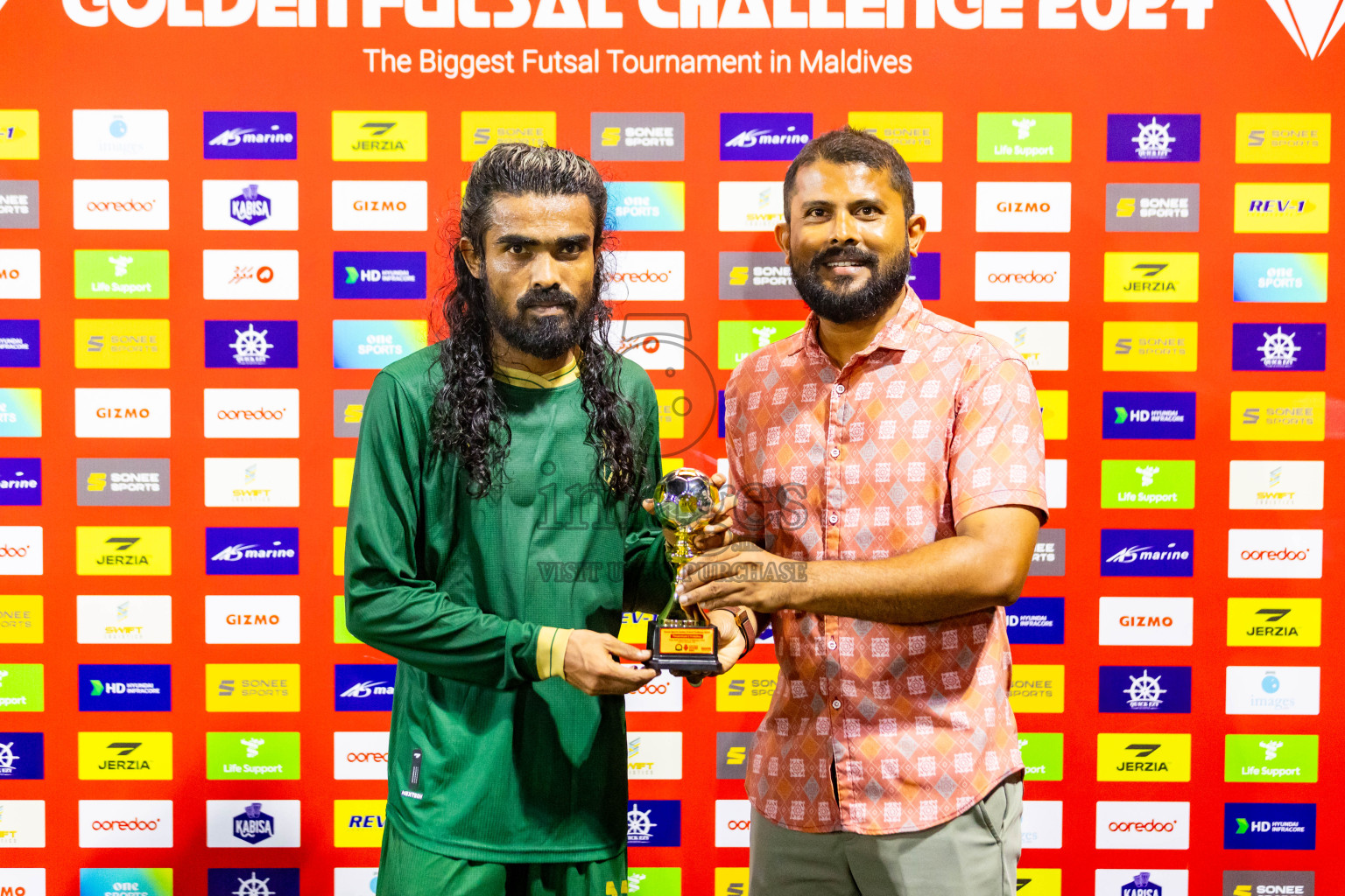 Th Thimarafushi vs Th Kinbidhoo in Day 23 of Golden Futsal Challenge 2024 was held on Tuesday , 6th February 2024 in Hulhumale', Maldives Photos: Nausham Waheed / images.mv