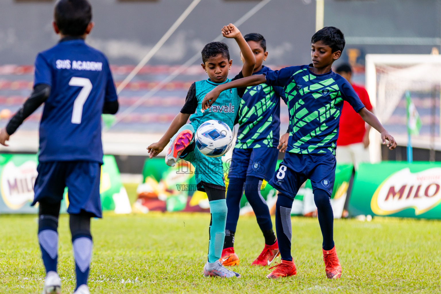 Day 2 of Under 10 MILO Academy Championship 2024 was held at National Stadium in Male', Maldives on Saturday, 27th April 2024. Photos: Nausham Waheed / images.mv