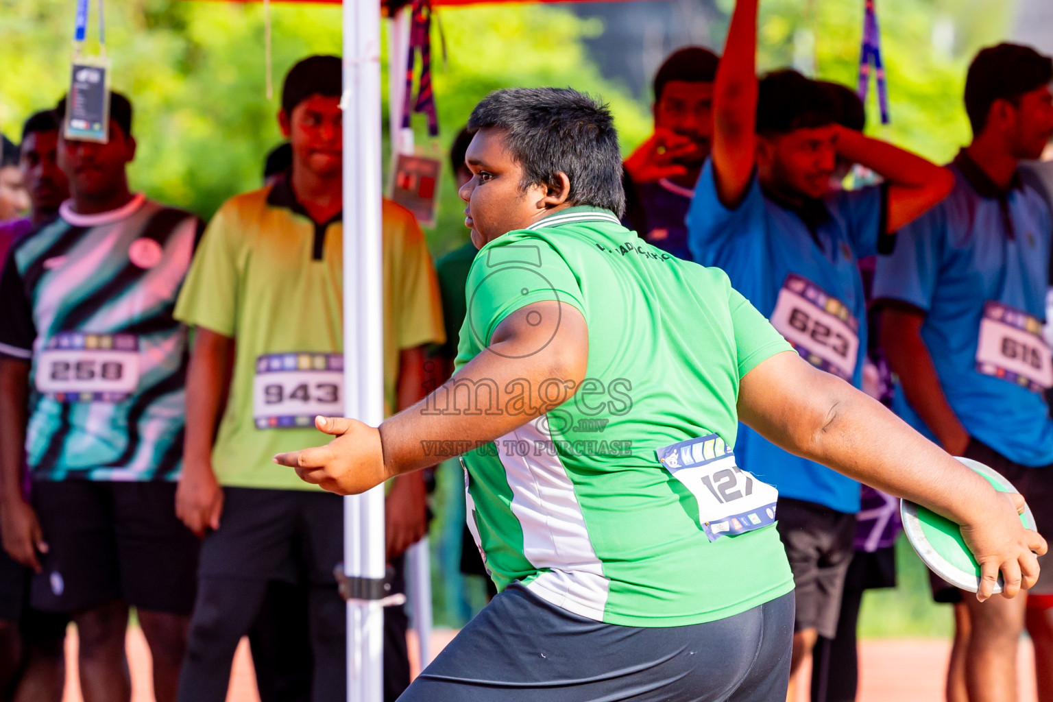 Day 5 of MWSC Interschool Athletics Championships 2024 held in Hulhumale Running Track, Hulhumale, Maldives on Wednesday, 13th November 2024. Photos by: Nausham Waheed / Images.mv