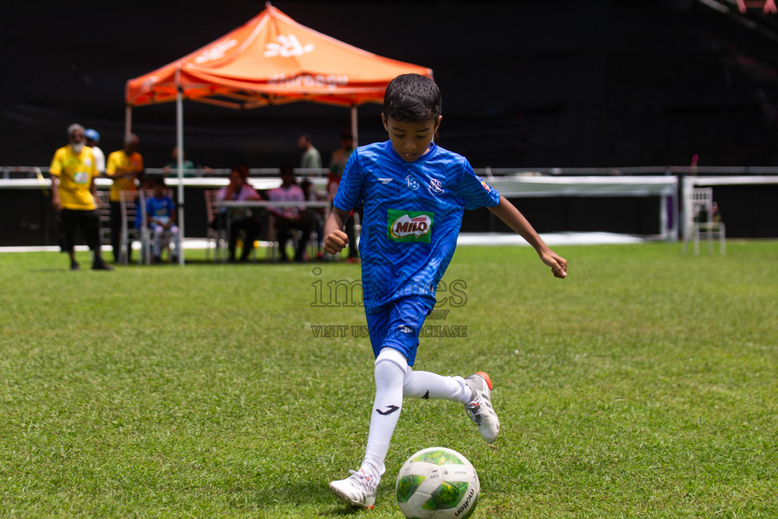 Day 2 of MILO Kids Football Fiesta was held at National Stadium in Male', Maldives on Saturday, 24th February 2024.