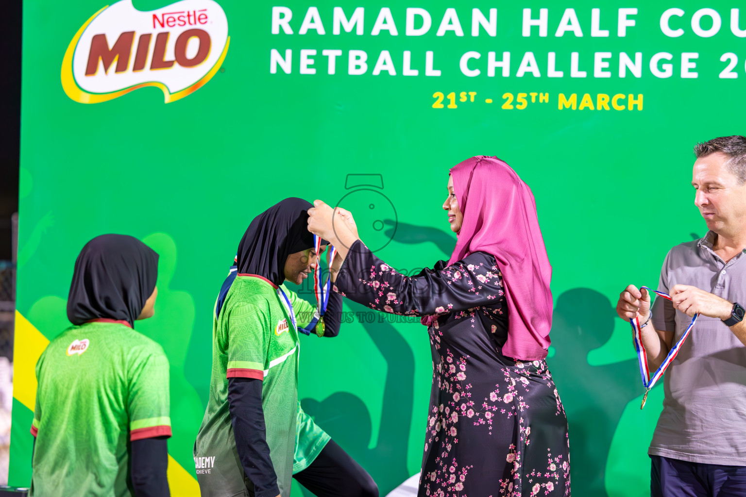 Finals of Milo Ramadan Half Court Netball Challenge on 24th March 2024, held in Central Park, Hulhumale, Male', Maldives
Photos: Ismail Thoriq / imagesmv