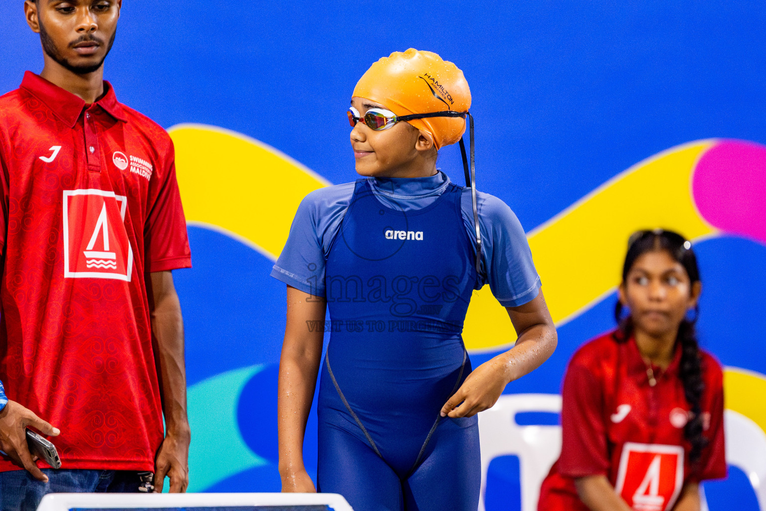 Day 4 of BML 5th National Swimming Kids Festival 2024 held in Hulhumale', Maldives on Thursday, 21st November 2024. Photos: Nausham Waheed / images.mv