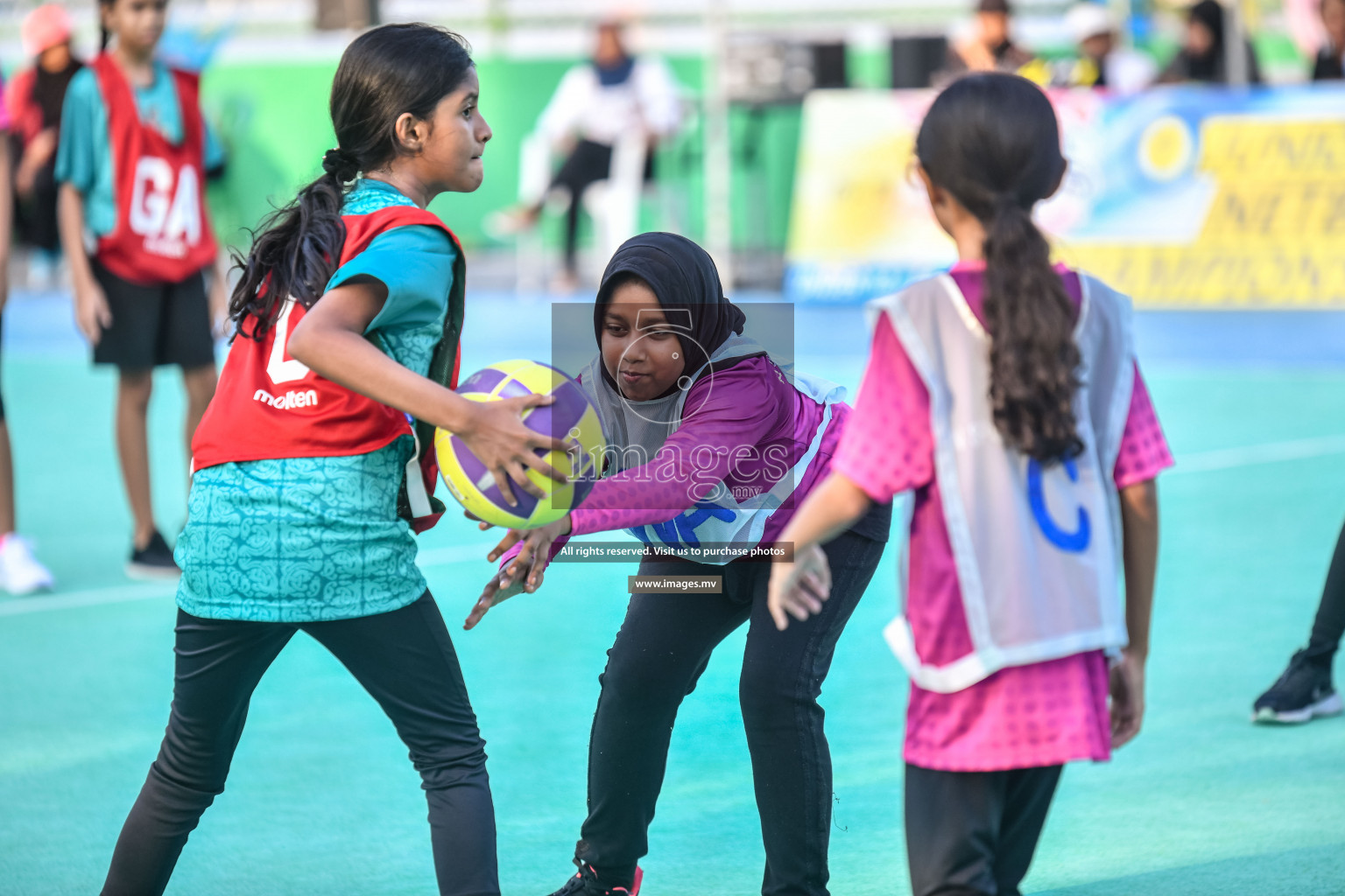 Day 7 of Junior Netball Championship 2022 on 11th March 2022 held in Male', Maldives. Photos by Nausham Waheed