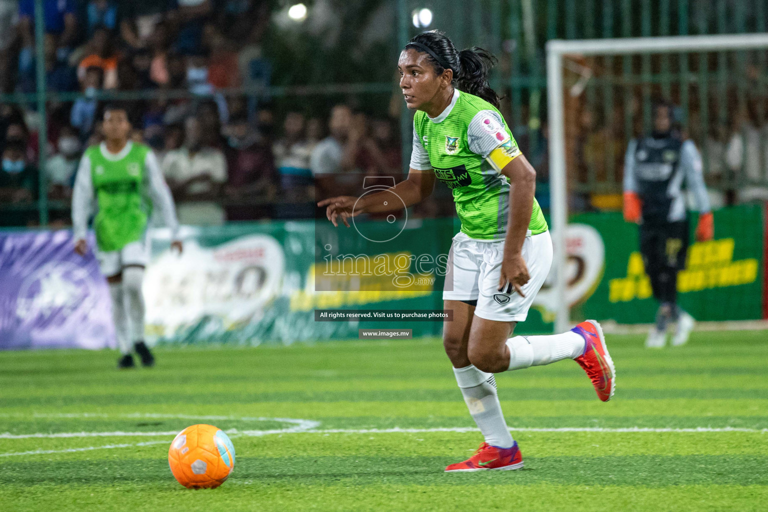 orts Limited vs WAMCO - in the Finals 18/30 Women's Futsal Fiesta 2021 held in Hulhumale, Maldives on 18 December 2021. Photos by Shuu Abdul Sattar