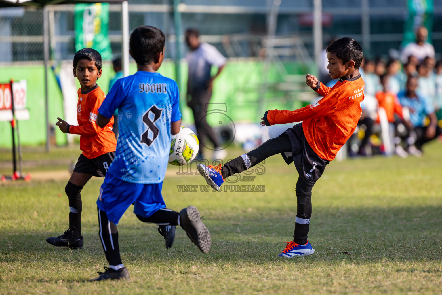 Day 2 of MILO Academy Championship 2025 was held on Friday, 14th February 2025 in Henveiru Stadium. 
Photos: Hassan Simah / Images.mv
