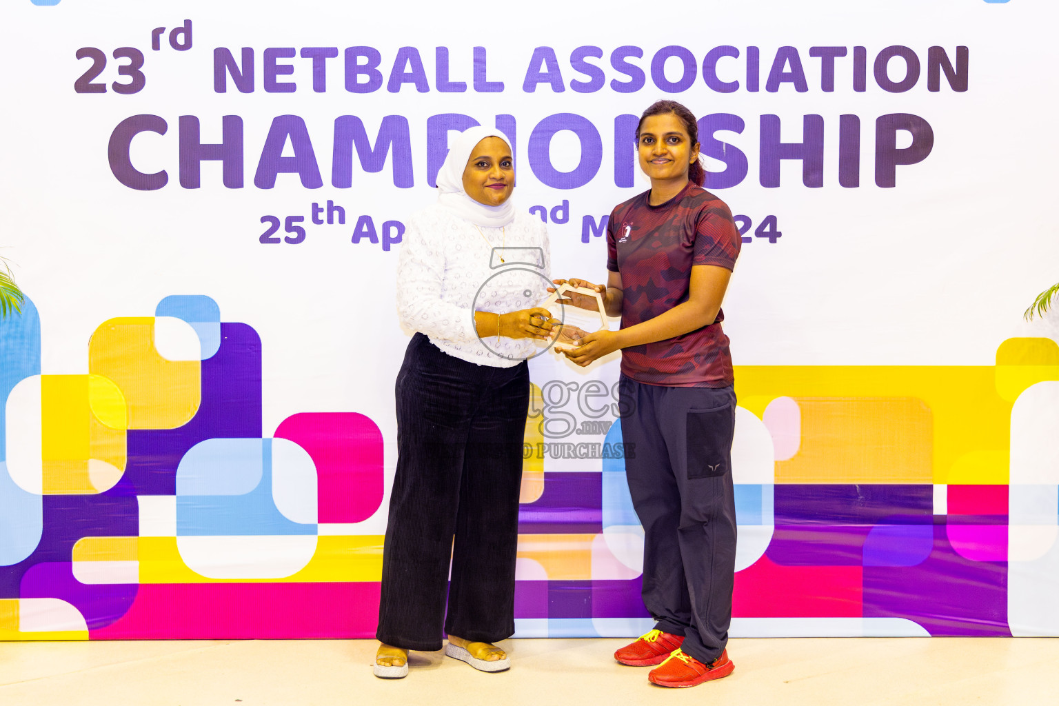 Final of 23rd Netball Association Championship was held in Social Canter at Male', Maldives on Sunday, 5th May 2024. Photos: Nausham Waheed / images.mv