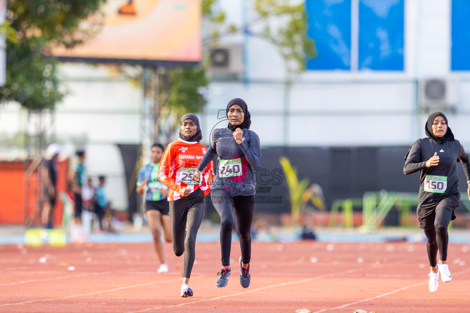 Day 1 of 12th Milo Association Championships was held in Ekuveni Track at Male', Maldives on Thursday, 24th April 2025. Photos: Ismail Thoriq / images.mv