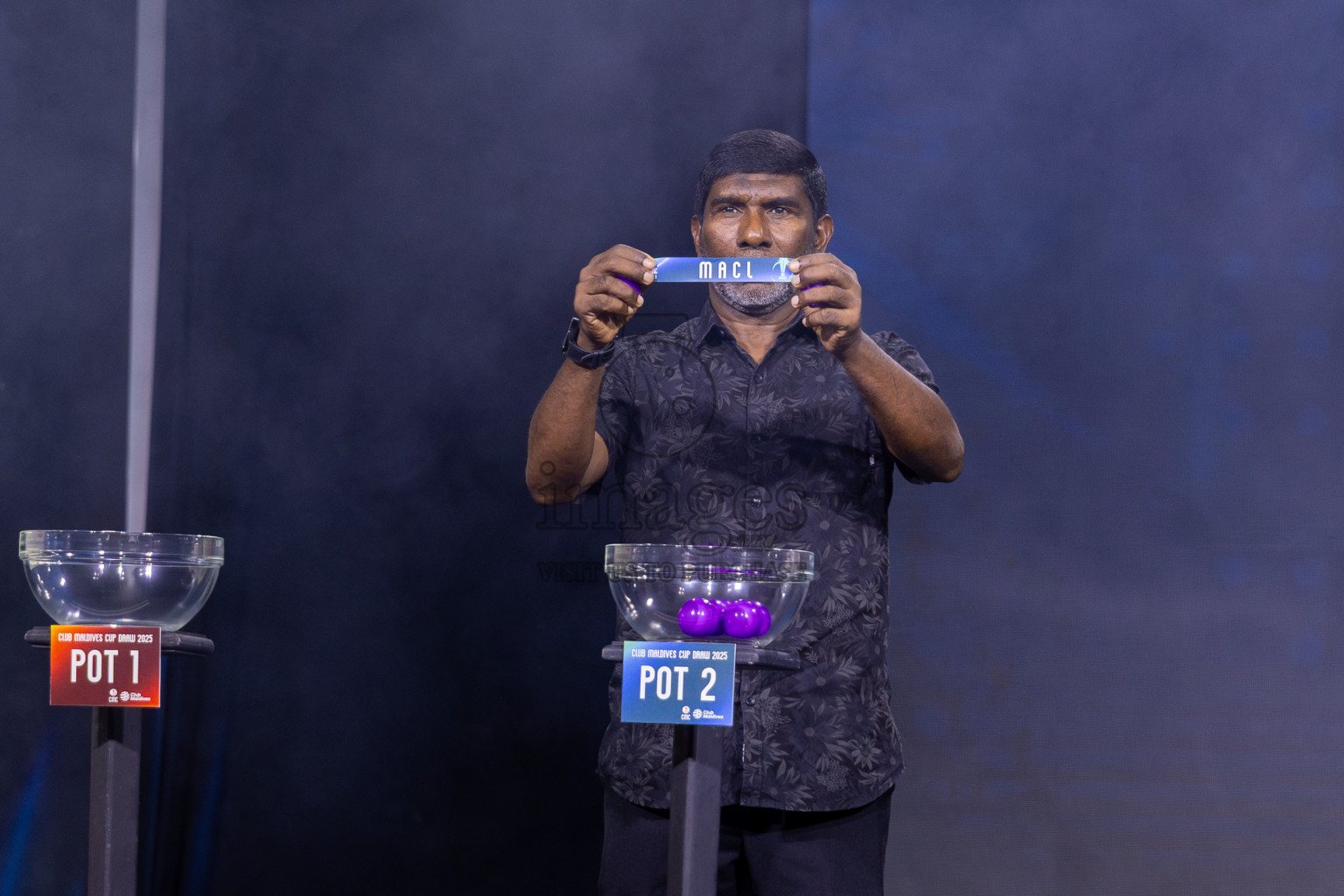 Draw for Club Maldives Cup 2025 was held on Friday, 12th September 2025 at PSM Studio. 
Photos: Ismail Thoriq/images.mv