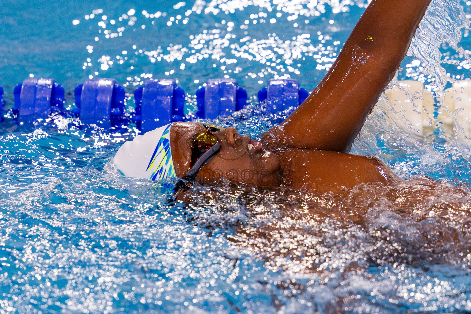 Day 1 of BML 5th National Swimming Kids Festival 2024 held in Hulhumale', Maldives on Monday, 18th November 2024. Photos: Nausham Waheed / images.mv