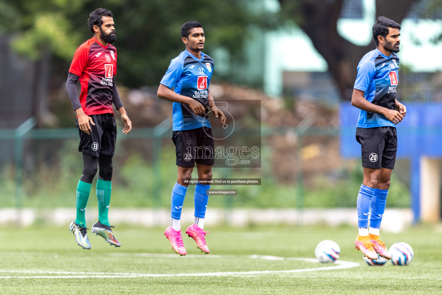 Maldives and Bangladesh Practice Sessions on 23 June 2023 before their match in Bangabandhu SAFF Championship 2023 held in Bengaluru Football Tournament