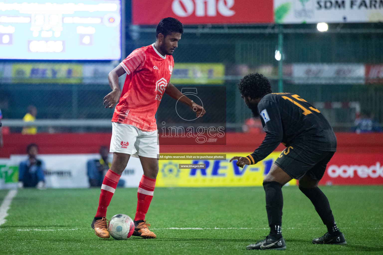 HA. Maarandhoo vs HA. Thuraakunu in Day 3 of Golden Futsal Challenge 2023 on 07 February 2023 in Hulhumale, Male, Maldives