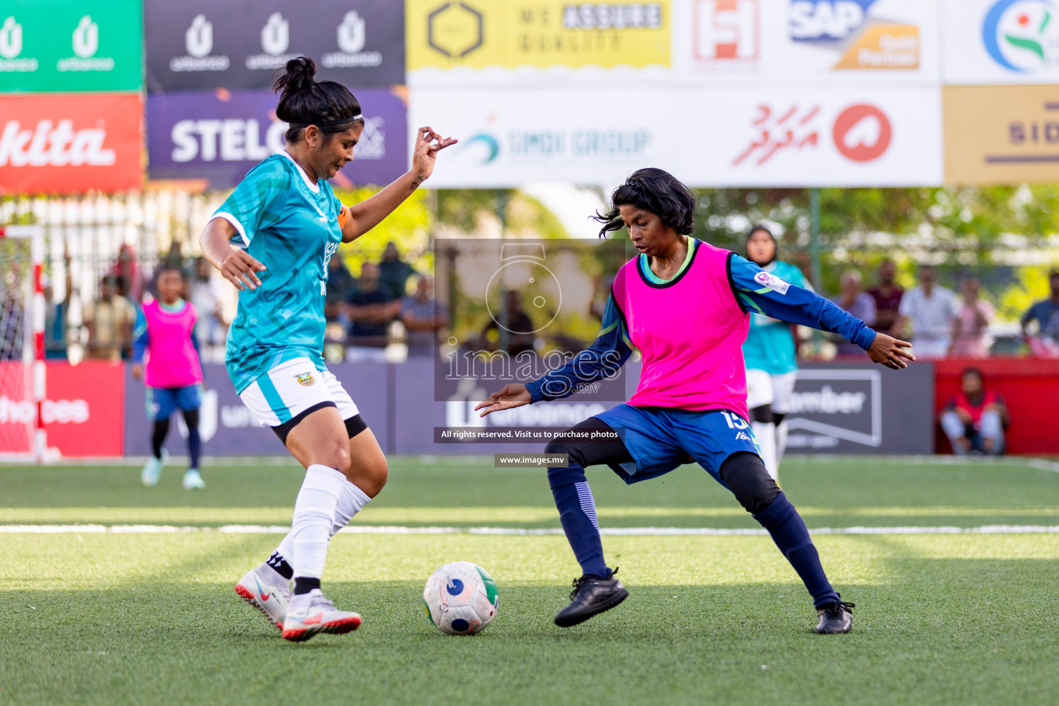 WAMCO vs MACL in 18/30 Futsal Fiesta Classic 2023 held in Hulhumale, Maldives, on Tuesday, 18th July 2023 Photos: Hassan Simah / images.mv