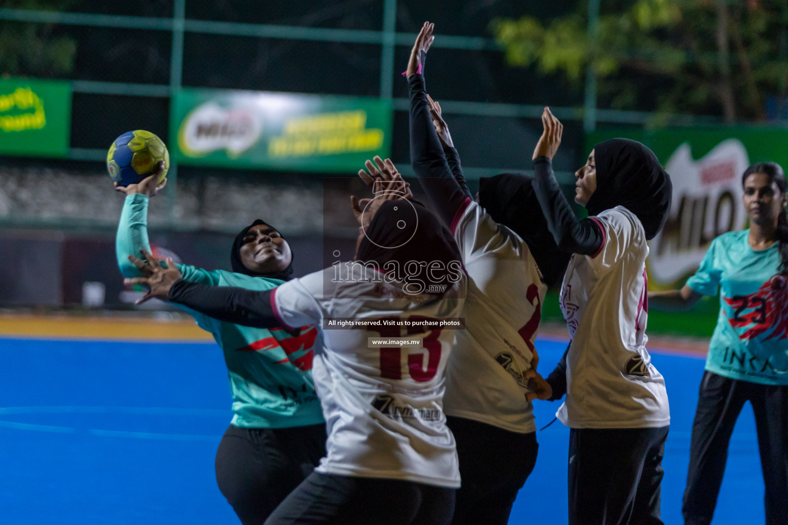 Day 16 of 5th Milo Handball Championship 2022 held on 02 July 2022 in National Handball Grounds, Male', Maldives