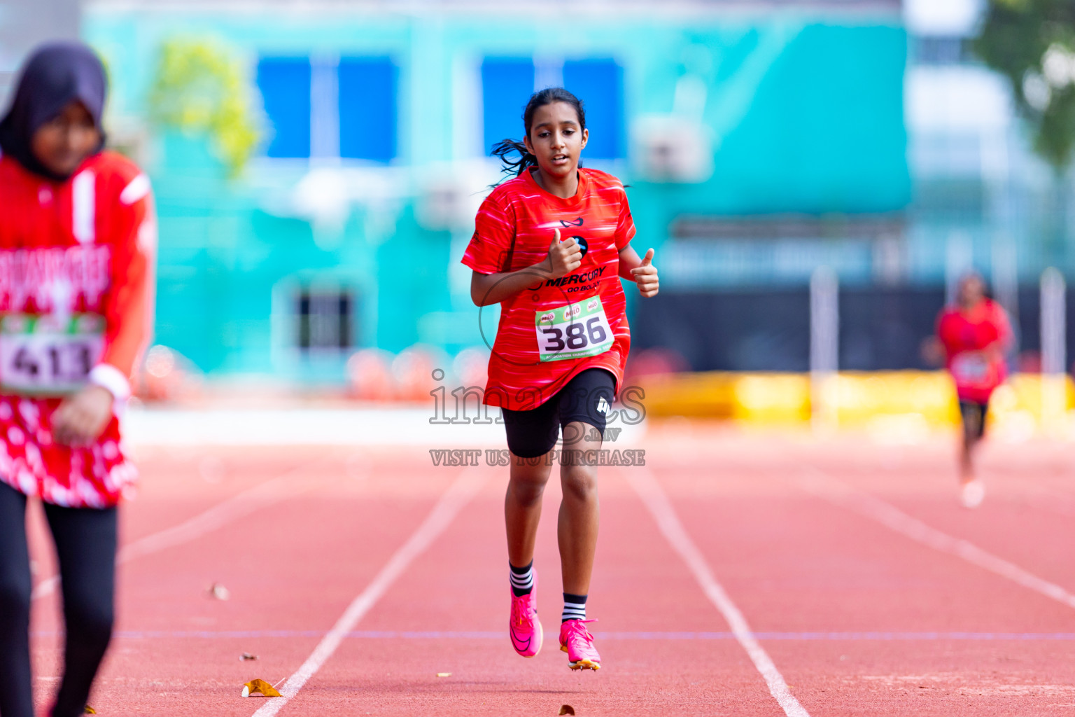 Day 2 of MILO Athletics Association Championship was held on Wednesday, 6th May 2024 in Male', Maldives. Photos: Nausham Waheed