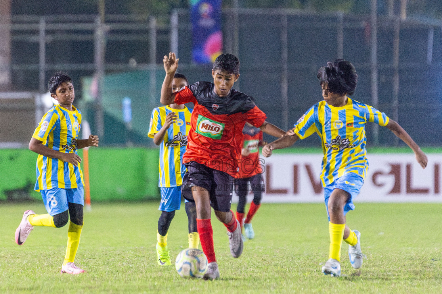 TC vs Valencia  (U12) in Day 5 of Dhivehi Youth League 2024 held at Henveiru Stadium on Friday 29th November 2024. Photos: Shuu Abdul Sattar/ Images.mv