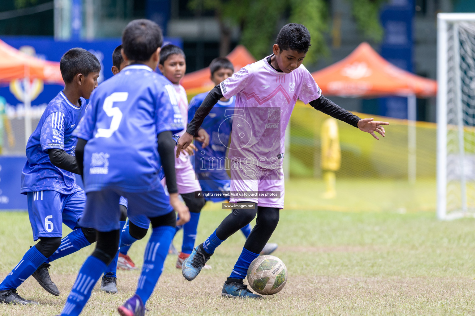 Day 2 of Nestle kids football fiesta, held in Henveyru Football Stadium, Male', Maldives on Thursday, 12th October 2023 Photos: Nausham Waheed Images.mv