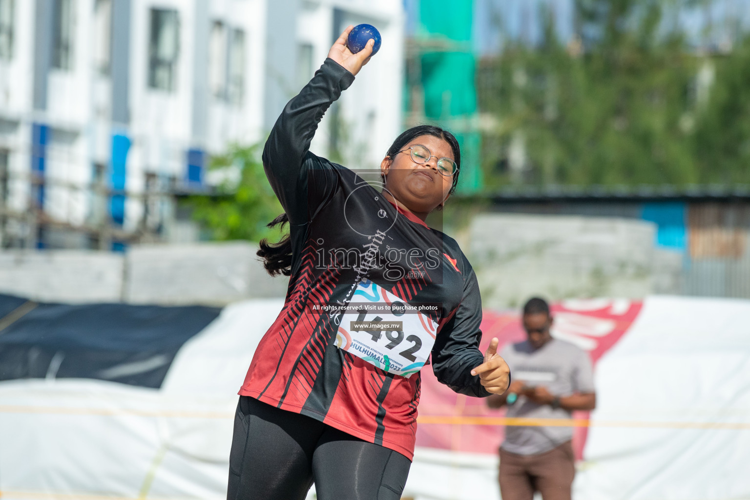 Day three of Inter School Athletics Championship 2023 was held at Hulhumale' Running Track at Hulhumale', Maldives on Tuesday, 16th May 2023. Photos: Nausham Waheed / images.mv