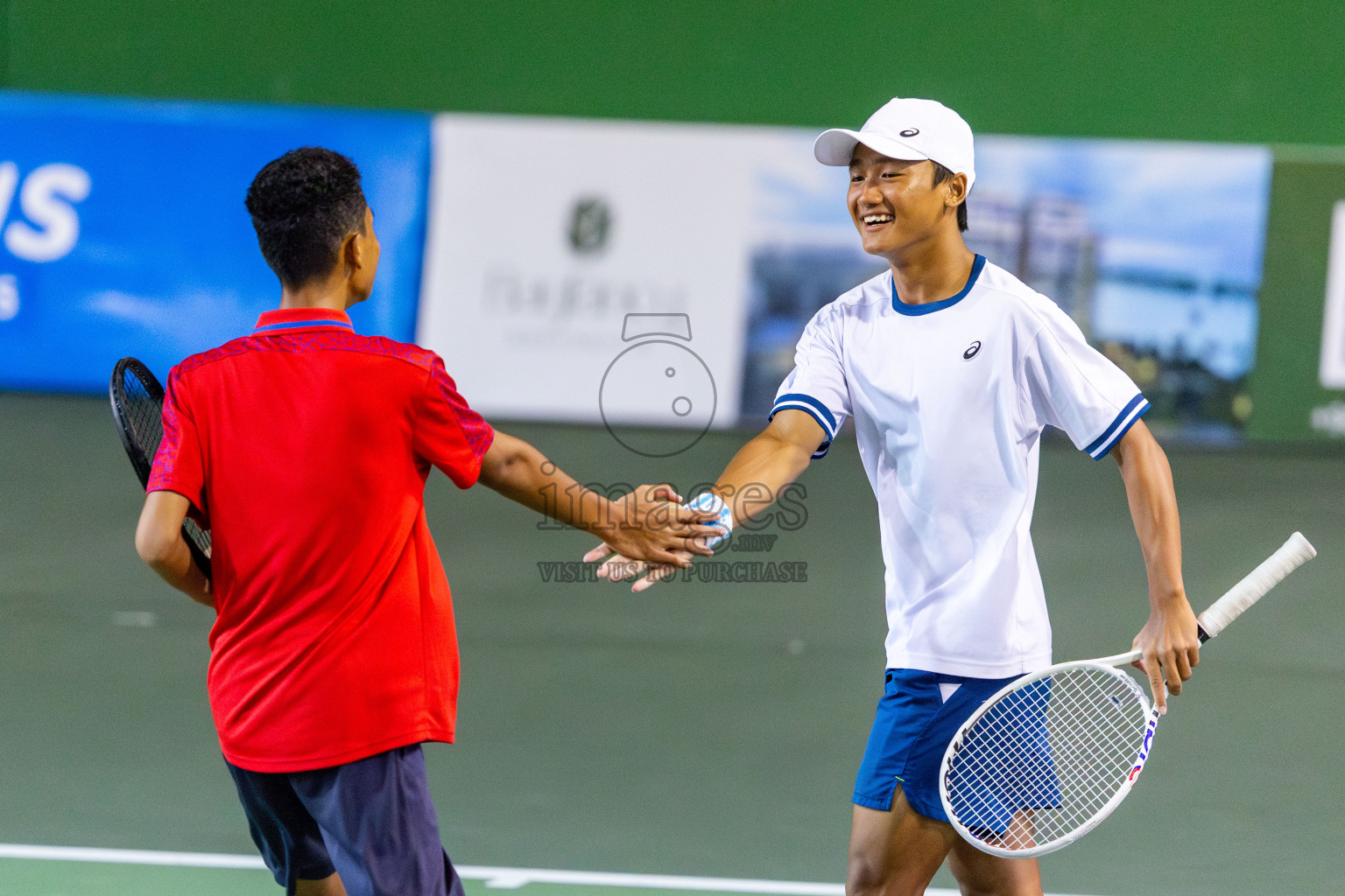 Day 8 of ATF Maldives Junior Open Tennis was held in Male' Tennis Court, Male', Maldives on Thursday, 19th December 2024. Photos: Nausham Waheed/ images.mv