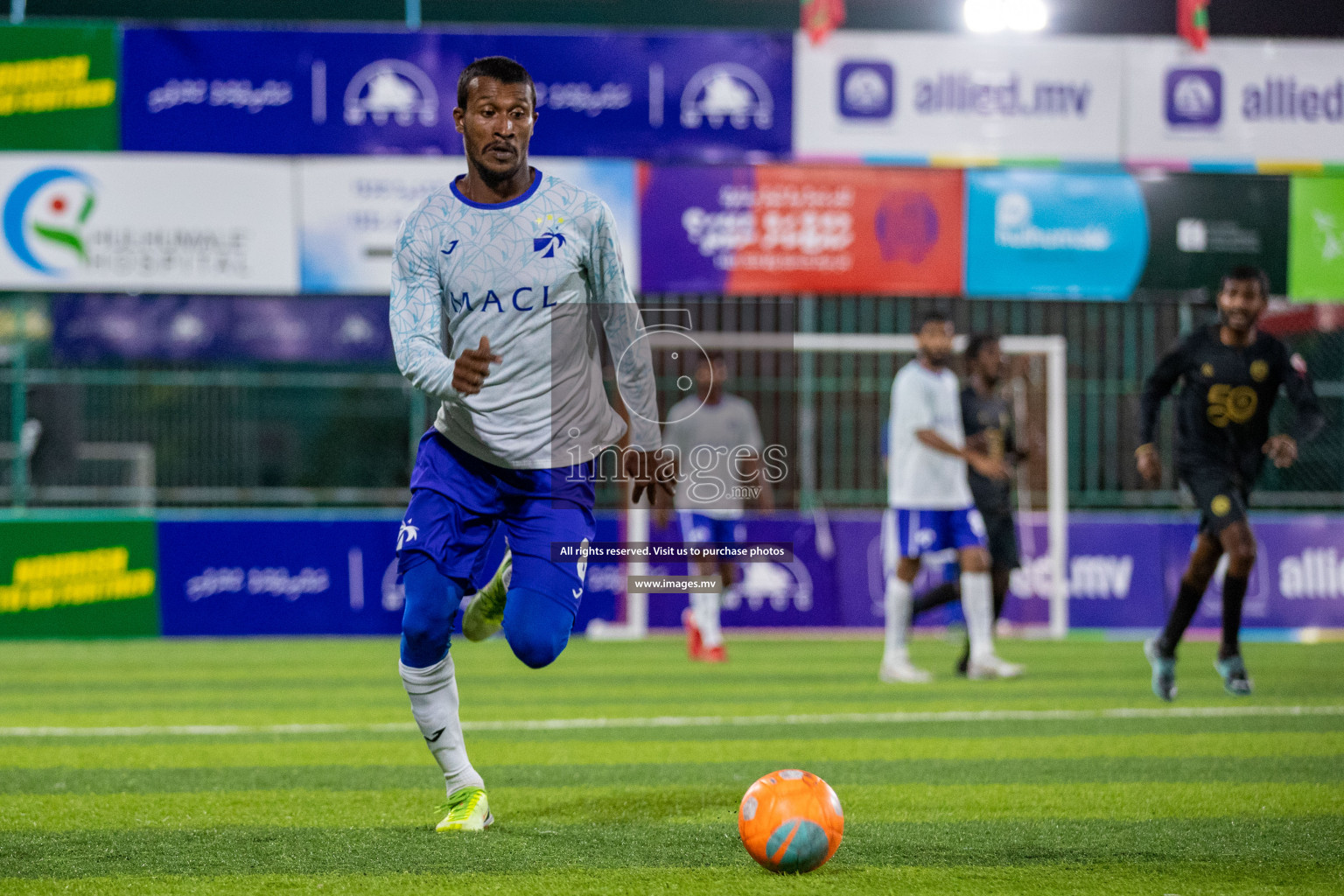 Prison Club vs MACL in the Quarter Finals of Club Maldives 2021 held at Hulhumale;, on 12th December 2021 Photos: Ismail Thoriq / images.mv