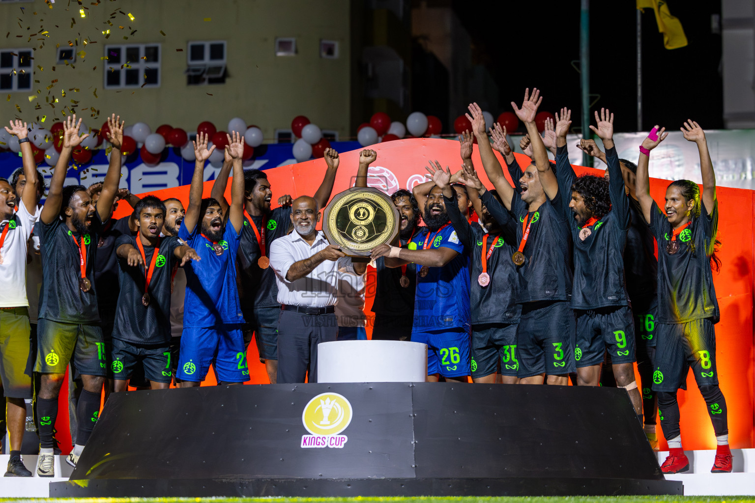 Road Recreation Club vs Club Combination SC Eydhafushi in Kings Cup Final of Club Maldives 2025 was held in Rehendhi Futsal Ground, Hulhumale', Maldives on Tuesday, 9th September 2025. Photos: Ismail Thoriq / images.mv