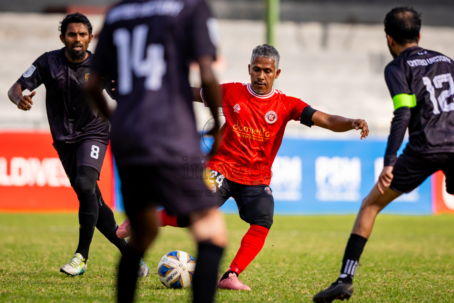 United Victory vs TC Sports Club in Dhivehi Premier League 2025/26 held in National Football Stadium, Male', Maldives on Tuesday, 30th September 2025. Photos: Nausham Waheed / Images.mv