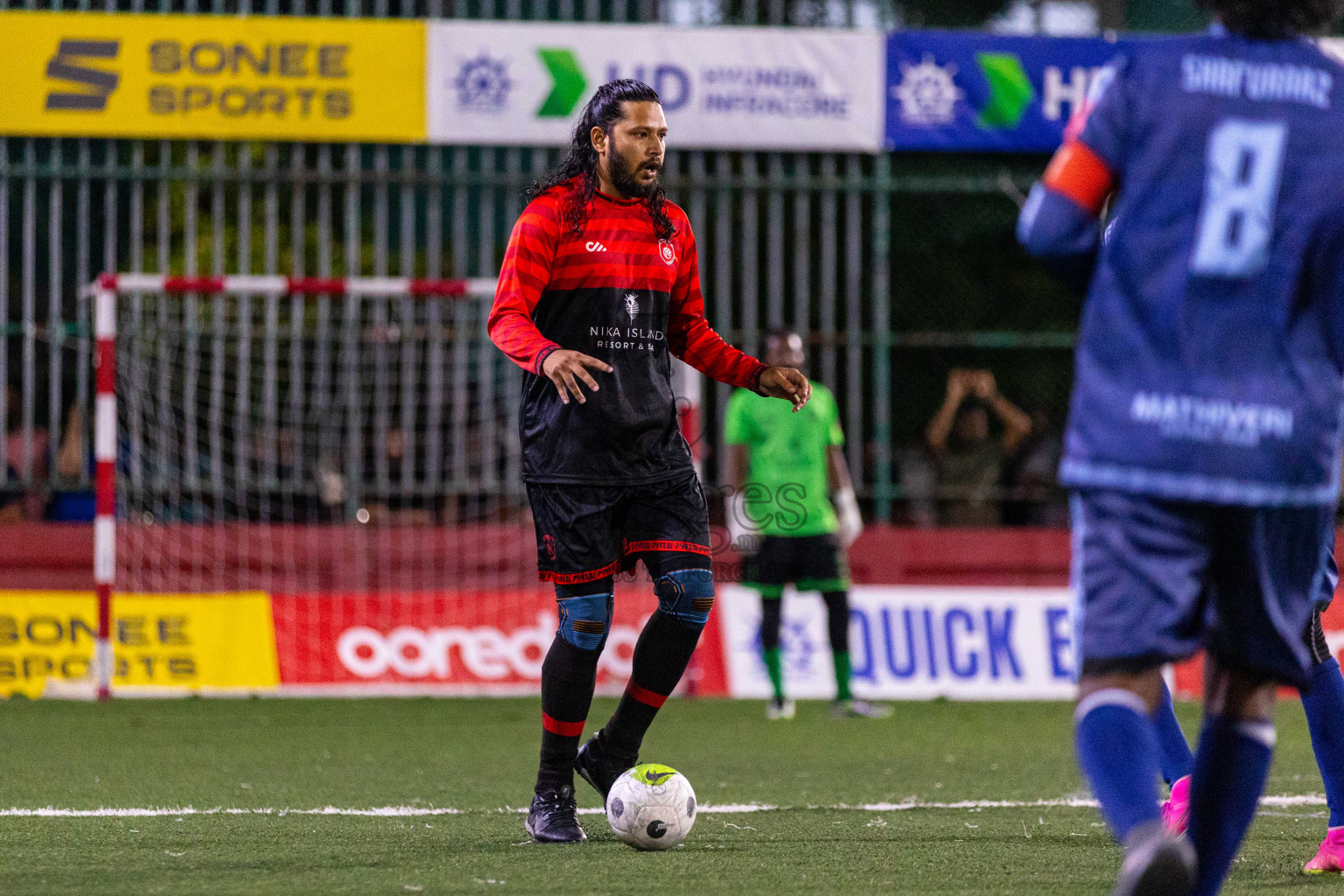 AA Mathiveri vs AA Bodufolhudhoo in Day 6 of Golden Futsal Challenge 2024 was held on Saturday, 20th January 2024, in Hulhumale', Maldives
Photos: Ismail Thoriq / images.mv