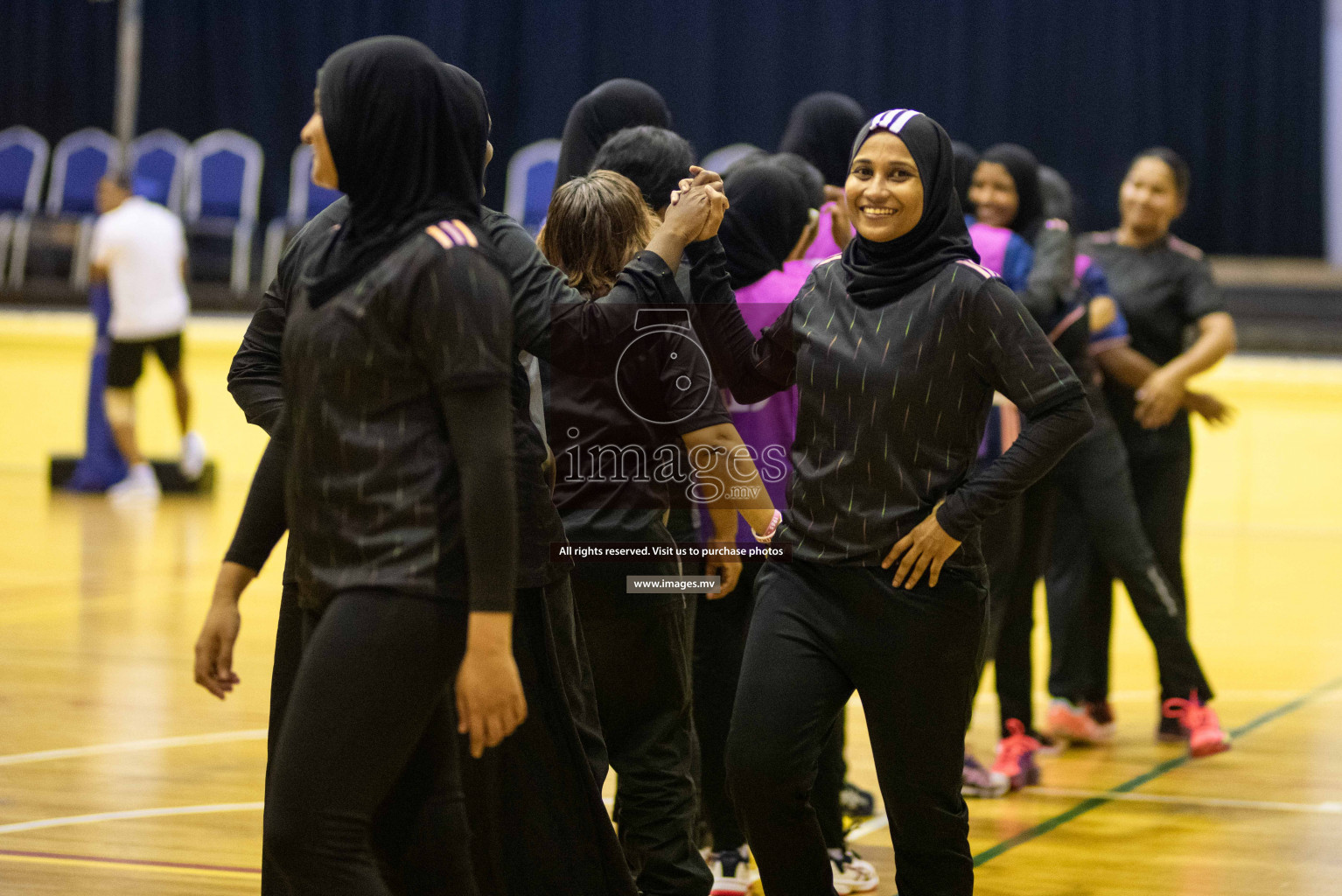 Kulhudhuffushi Youth & R.C vs Shining Star Sports Club in the Semi Finals of Milo National Netball Tournament 2021 held on 3 December 2021 in Male', Maldives, photos by Maanish