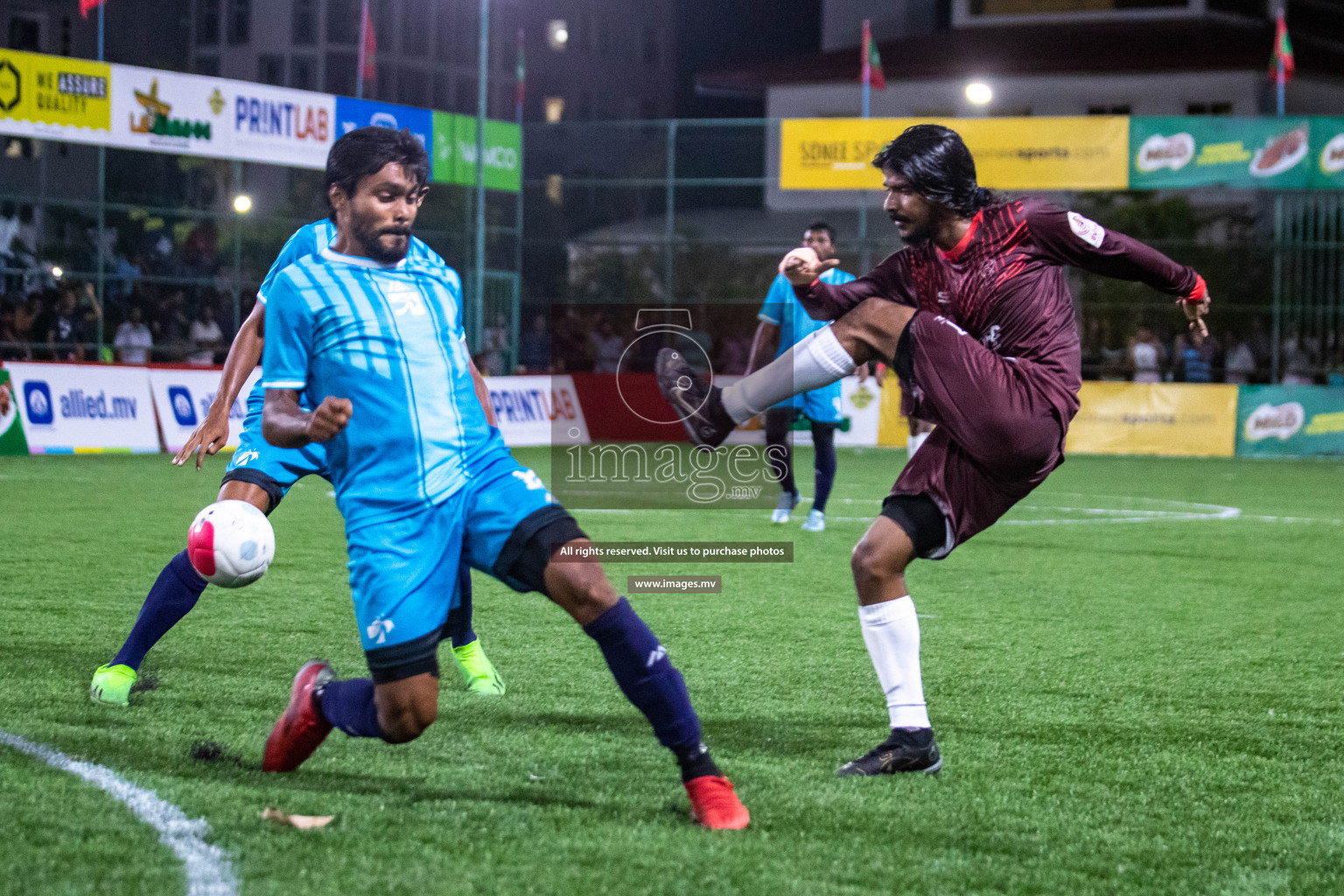 MACL vs Trade Club in Club Maldives Cup 2022 was held in Hulhumale', Maldives on Sunday, 9th October 2022. Photos: Hassan Simah / images.mv