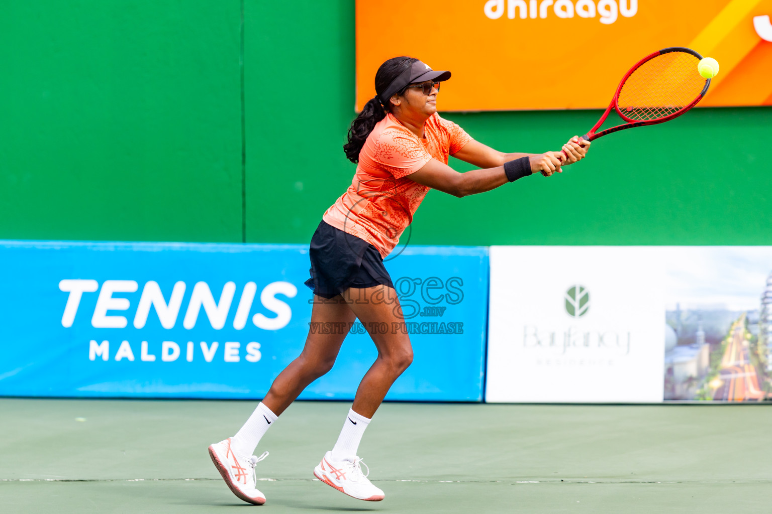 Day 5 of ATF Maldives Junior Open Tennis was held in Male' Tennis Court, Male', Maldives on Monday, 16th December 2024. Photos: Nausham Waheed/ images.mv