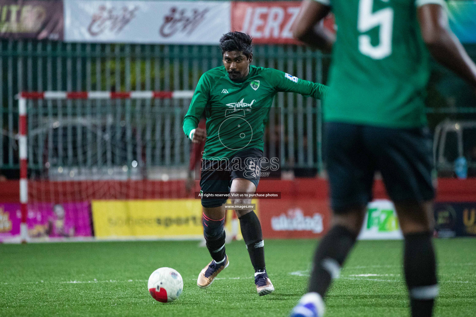 HDh. Finey vs Hdh. Makunudhoo in Day 3 of Golden Futsal Challenge 2023 on 07 February 2023 in Hulhumale, Male, Maldives