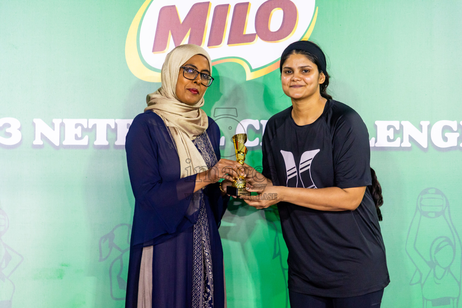 Final of MILO 3x3 Netball Challenge 2024 was held in Ekuveni Netball Court at Male', Maldives on Thursday, 20th March 2024. Photos: Nausham Waheed / images.mv