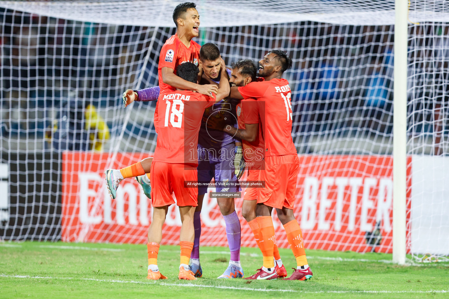 Kuwait vs India in the Final of SAFF Championship 2023 held in Sree Kanteerava Stadium, Bengaluru, India, on Tuesday, 4th July 2023. Photos: Nausham Waheed / images.mv