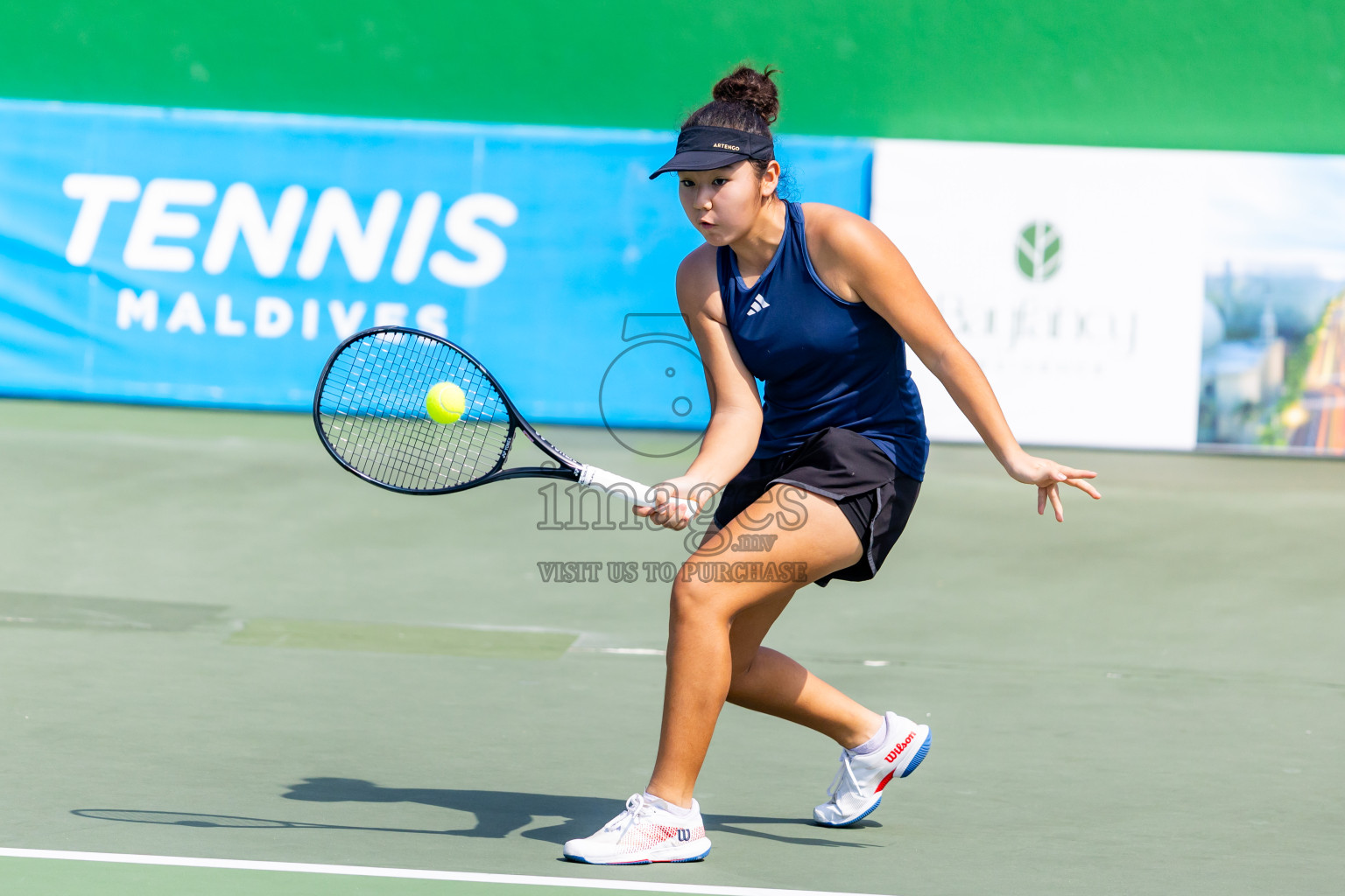 Day 2 of ATF Maldives Junior Open Tennis was held in Male' Tennis Court, Male', Maldives on Tuesday, 10th December 2024. Photos: Nausham Waheed / images.mv