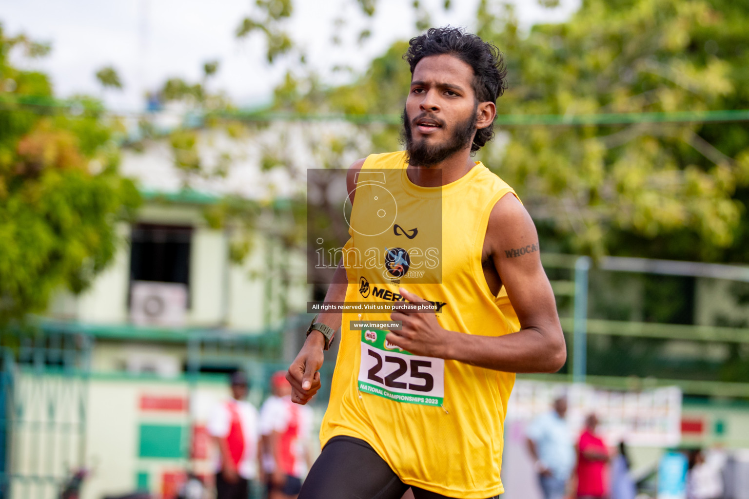 Day 2 of National Athletics Championship 2023 was held in Ekuveni Track at Male', Maldives on Friday, 24th November 2023. Photos: Hassan Simah / images.mv