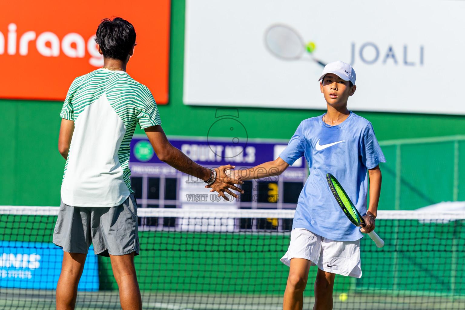 Day 2 of ATF Maldives Junior Open Tennis was held in Male' Tennis Court, Male', Maldives on Tuesday, 10th December 2024. Photos: Nausham Waheed / images.mv