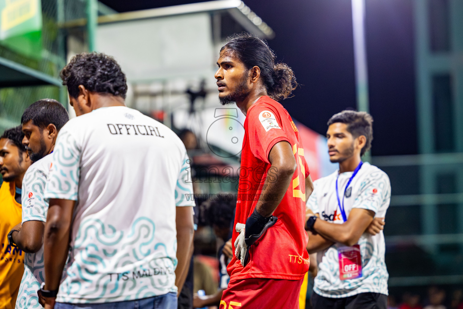 RRC vs Club TTS in Round of 16 of Club Maldives Cup 2024 held in Rehendi Futsal Ground, Hulhumale', Maldives on Tuesday, 8th October 2024. Photos: Nausham Waheed / images.mv