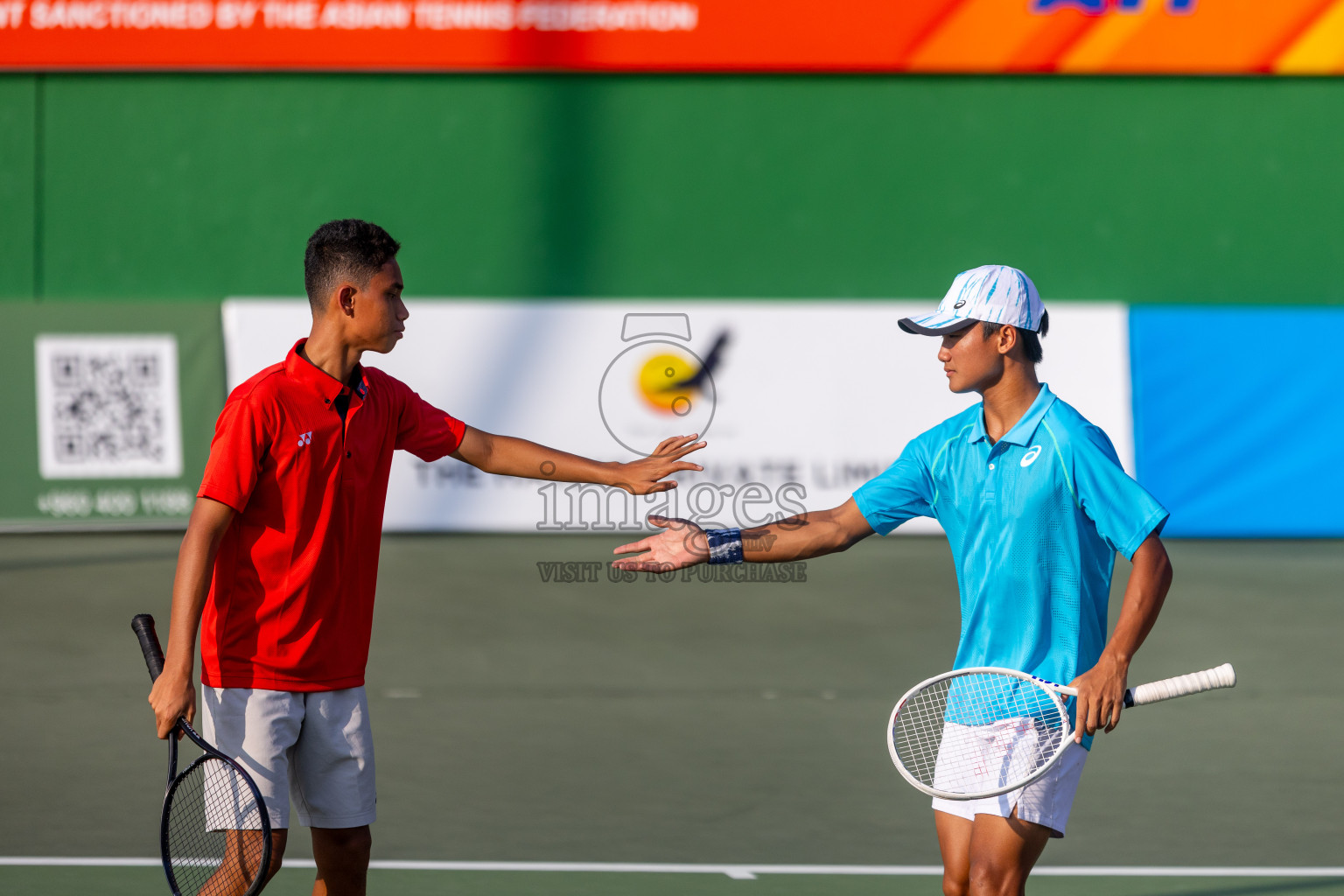 Day 3 of ATF Maldives Junior Open Tennis was held in Male' Tennis Court, Male', Maldives on Wednesday, 11th December 2024. Photos: Ismail Thoriq / images.mv