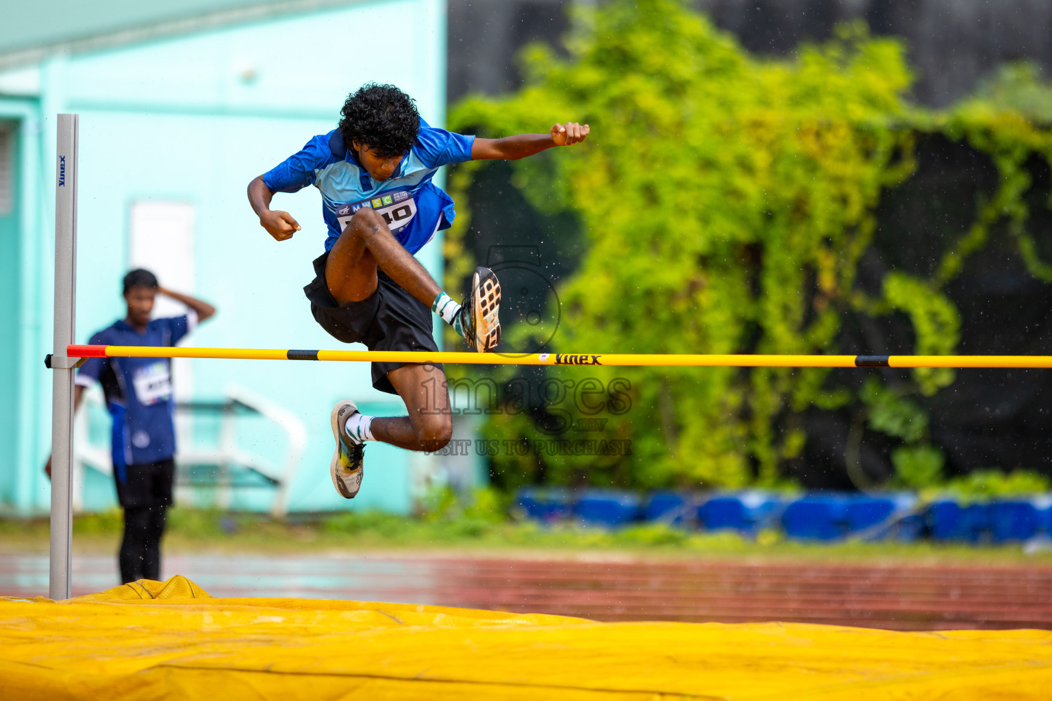 Day 1 of MWSC Interschool Athletics Championships 2024 held in Hulhumale Running Track, Hulhumale, Maldives on Saturday, 9th November 2024. 
Photos by: Ismail Thoriq / images.mv