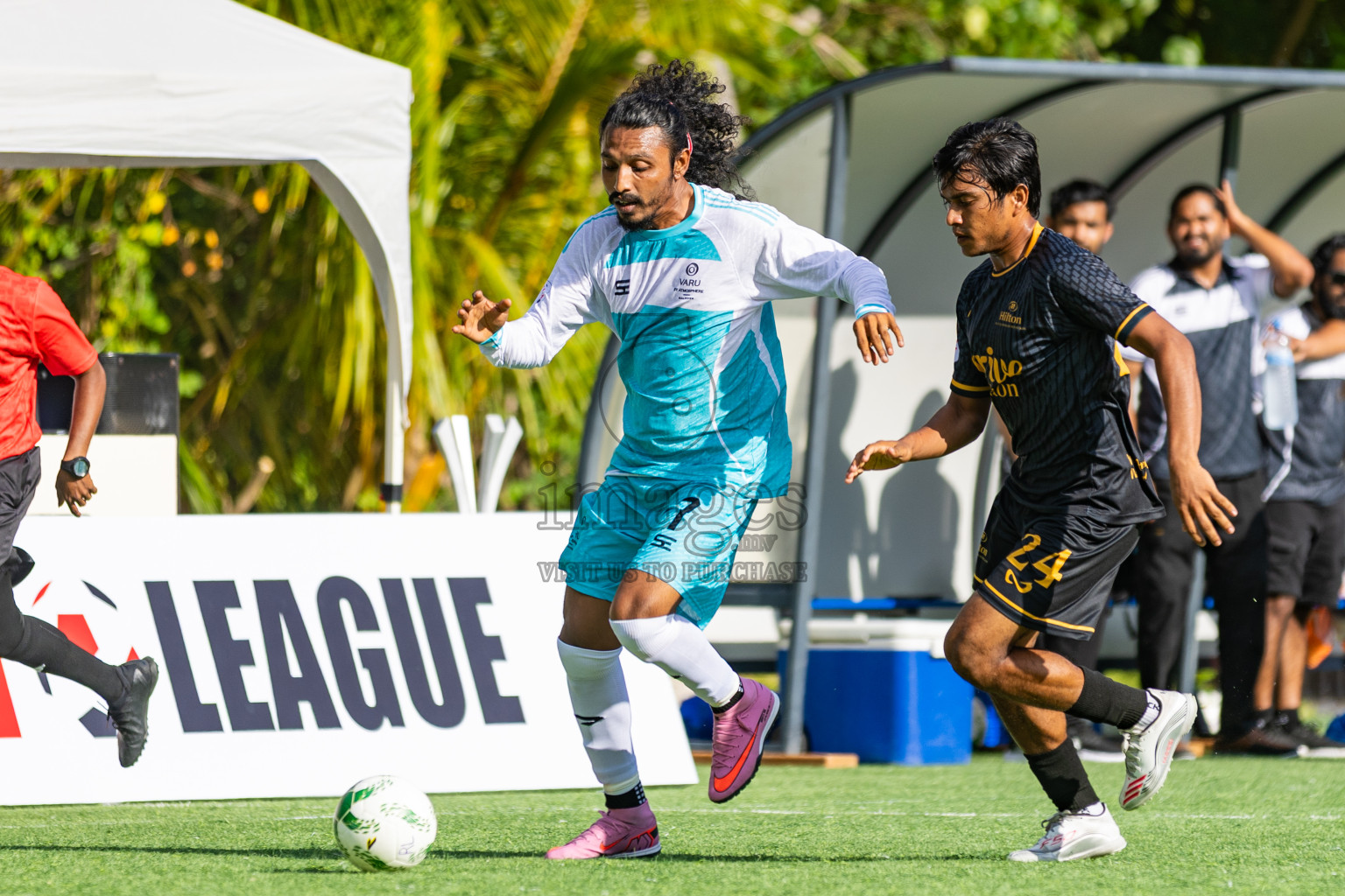 Hilton Amingiri vs Varu by Atmosphere in Resort League 2025 (North Male Zone) day 4 was held on Saturday, 6th September 2025 in One And Only Reethi Rah Maldives Resort, Photos: Areef Adam / images.mv