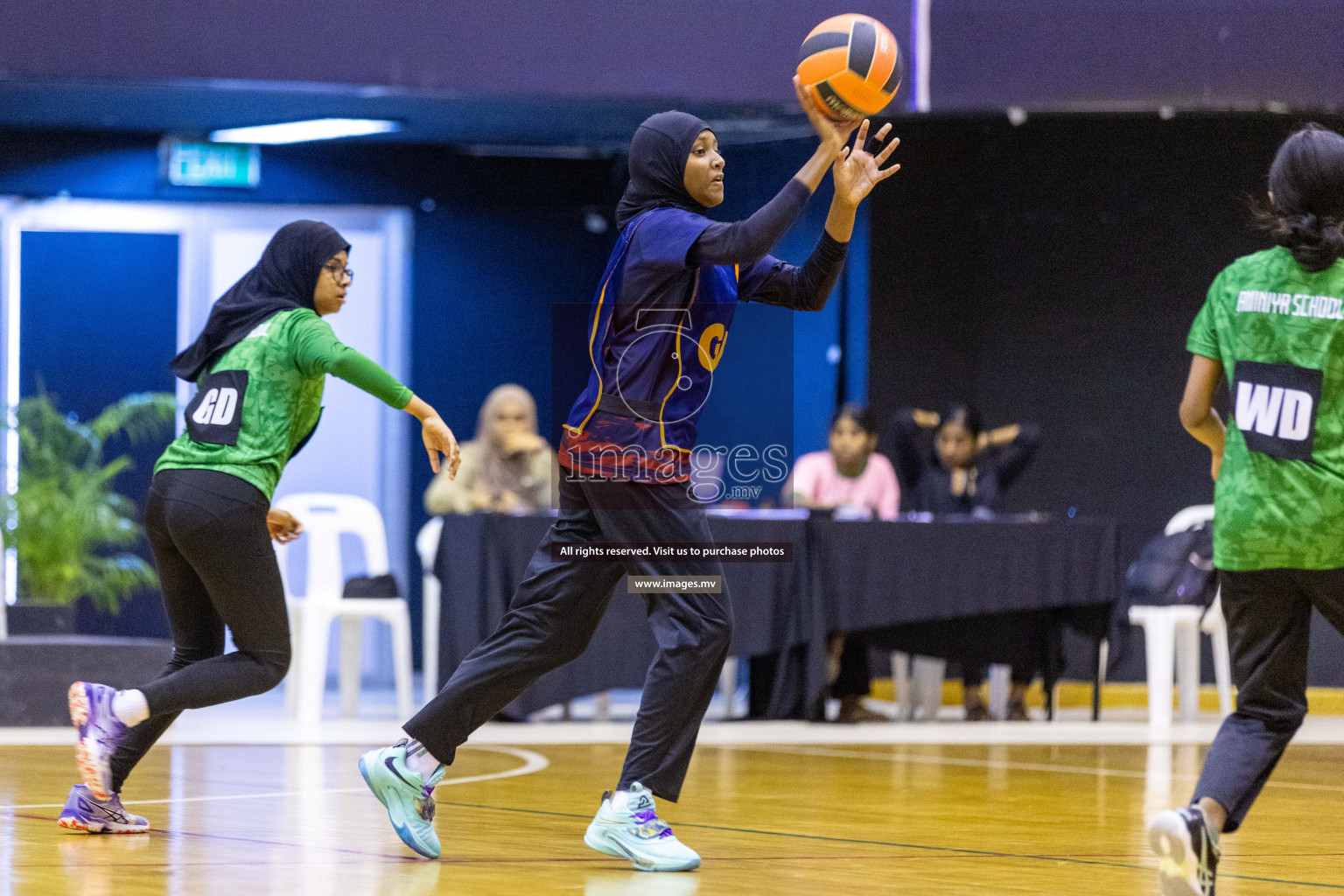 Day4 of 24th Interschool Netball Tournament 2023 was held in Social Center, Male', Maldives on 30th October 2023. Photos: Nausham Waheed / images.mv