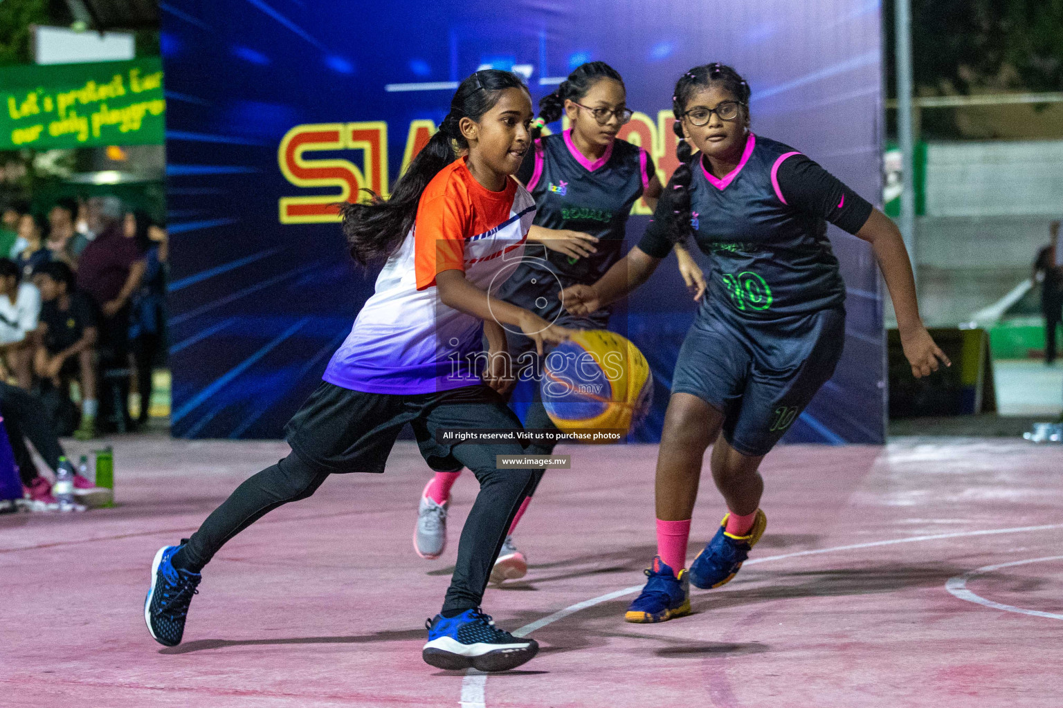 Day4 of Slamdunk by Sosal on 15th April 2023 held in Male'. Photos: Nausham waheed /images.mv