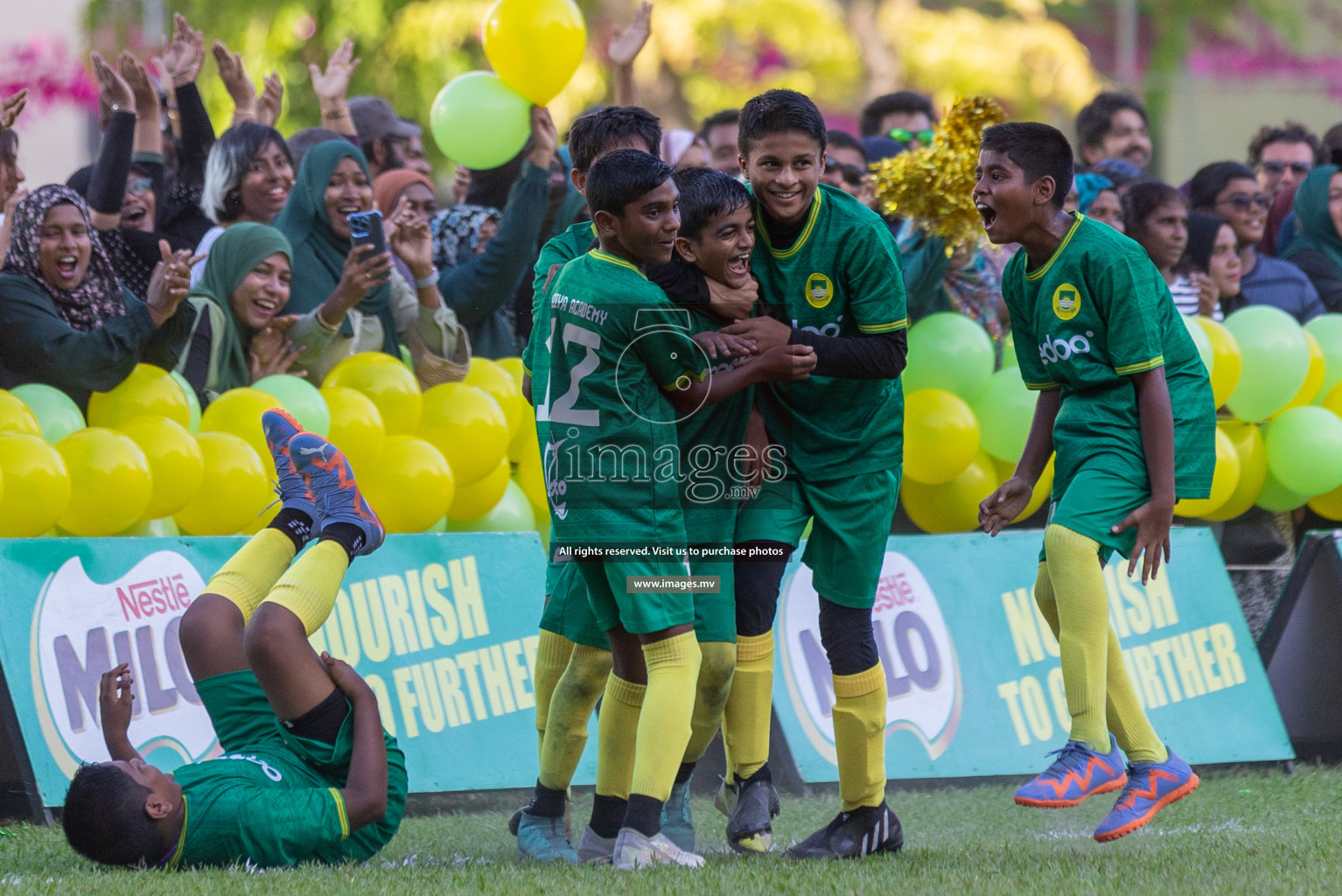 Day 2 of MILO Academy Championship 2023 (U12) was held in Henveiru Football Grounds, Male', Maldives, on Saturday, 19th August 2023. Photos: Shuu / images.mv