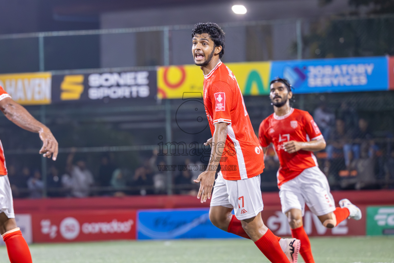 HA Ihavandhoo vs HA Muraidhoo in Day 5 of Golden Futsal Challenge 2025 on Thursday, 9th January 2025, in Hulhumale', Maldives
Photos: Ismail Thoriq / images.mv