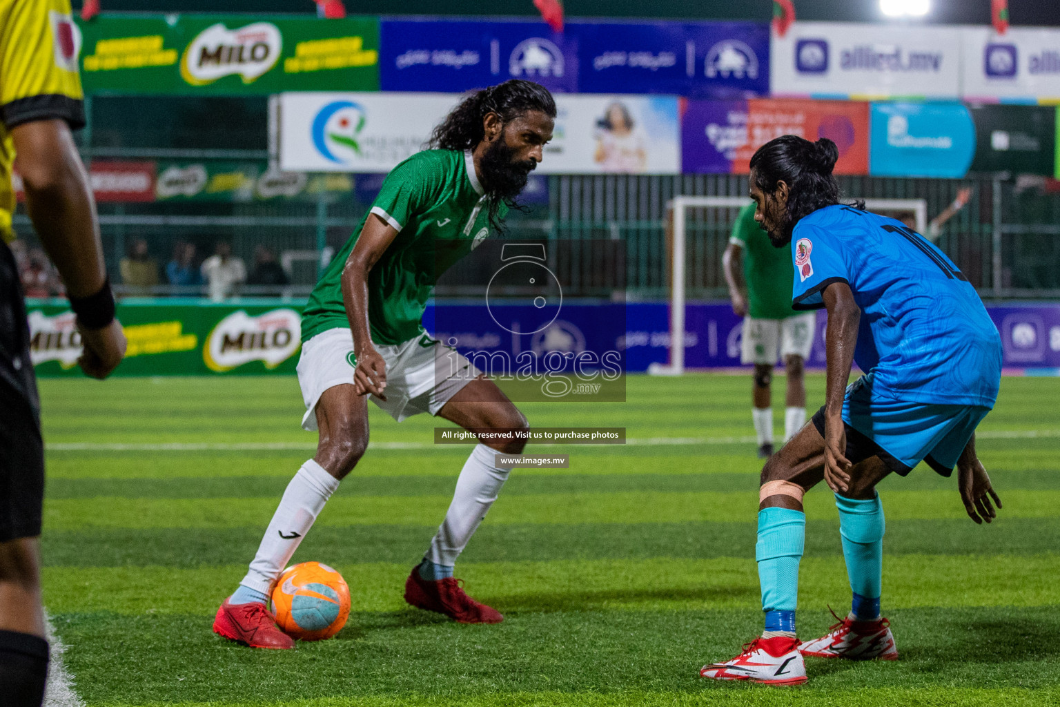 Team FSM vs Club HDC in the Quarter Finals of Club Maldives 2021 held at Hulhumale;, on 12th December 2021 Photos: Ismail Thoriq / images.mv