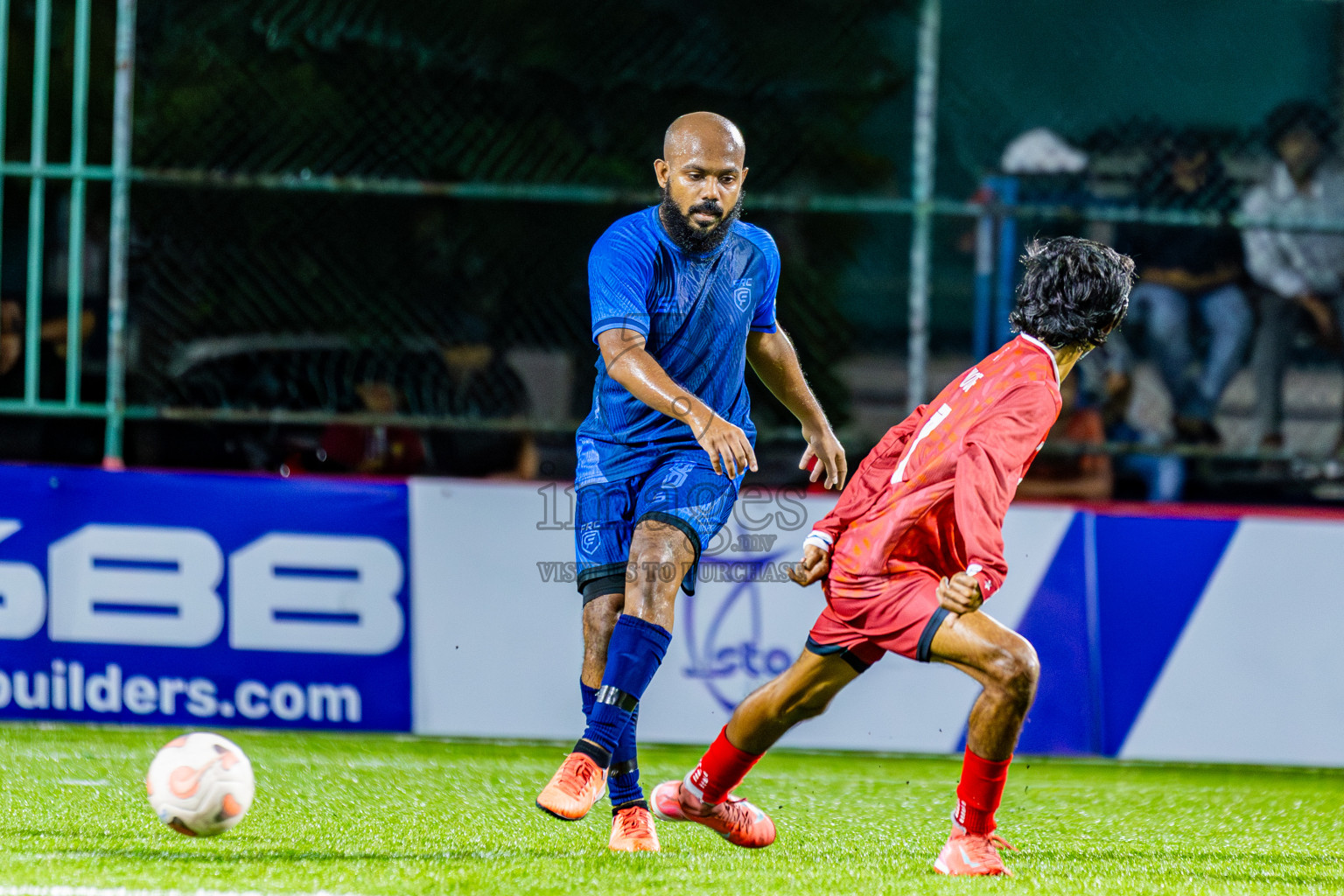 Club Binara vs Finance RC in Quater Finals of Club Maldives Cup Classic 2025 was held in Rehendi Futsal Ground, Hulhumale', Maldives on Saturday, 27th September 2025. Photos: Areef Adam / images.mv