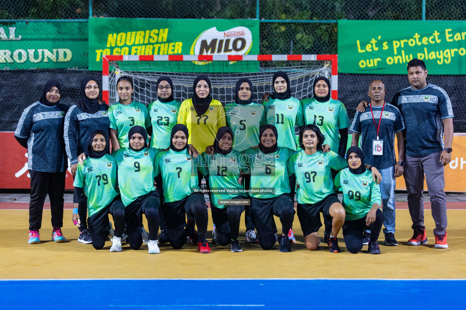 2nd Division Final of 7th Inter-Office/Company Handball Tournament 2023, held in Handball ground, Male', Maldives on Monday, 25th October 2023 Photos: Nausham Waheed/ Images.mv